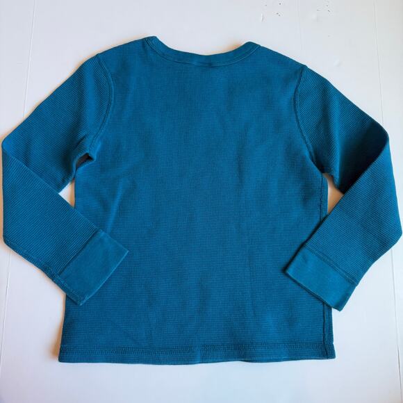 Hanna Andersson Blue Thermal Crew Top 120cm 6/7 - Picture 7 of 7